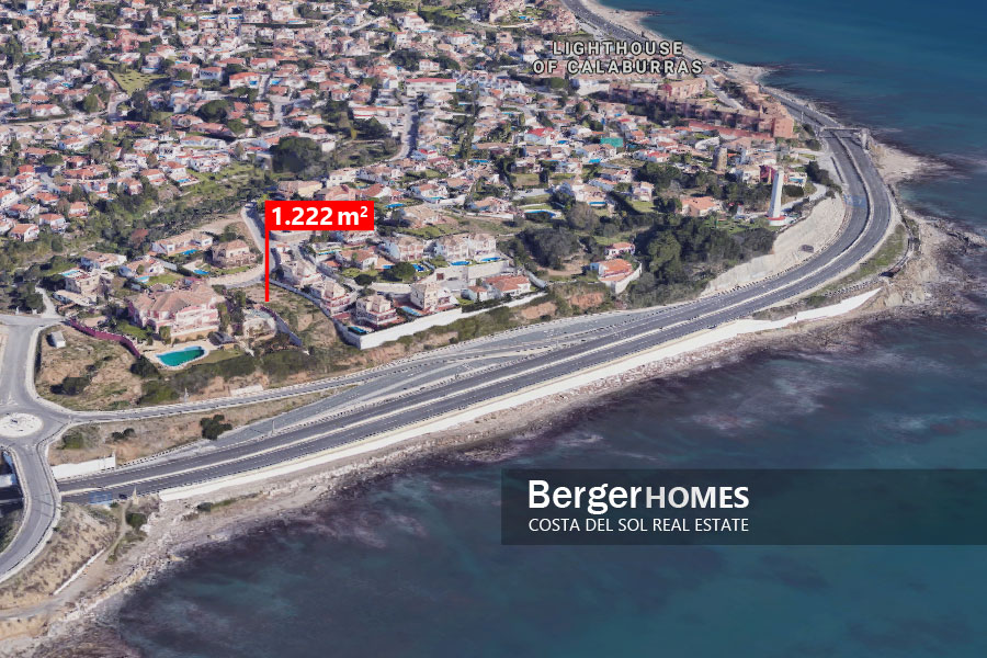 EL FARO – 1.222 m2 Frontline Plot Next to the Sea