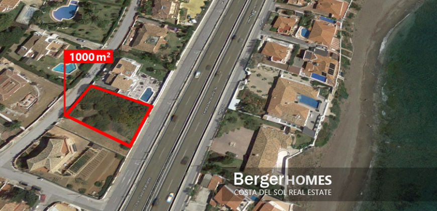 Las Lagunas de Mijas – 1000 m2 Urban plot for sale with Excellent Sea View at Las Lagunas De Mijas close to the Beach