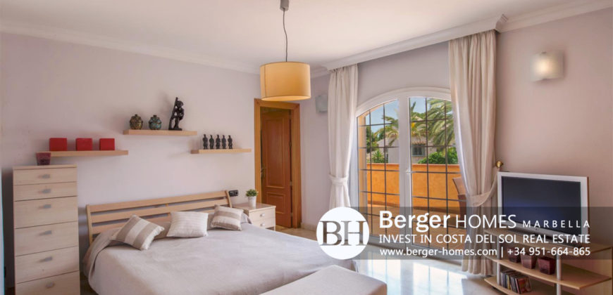 East Marbella – Luxurious Second line Beach Detached Villa with Guest House in the Prestigious Urbanization of Marbesa