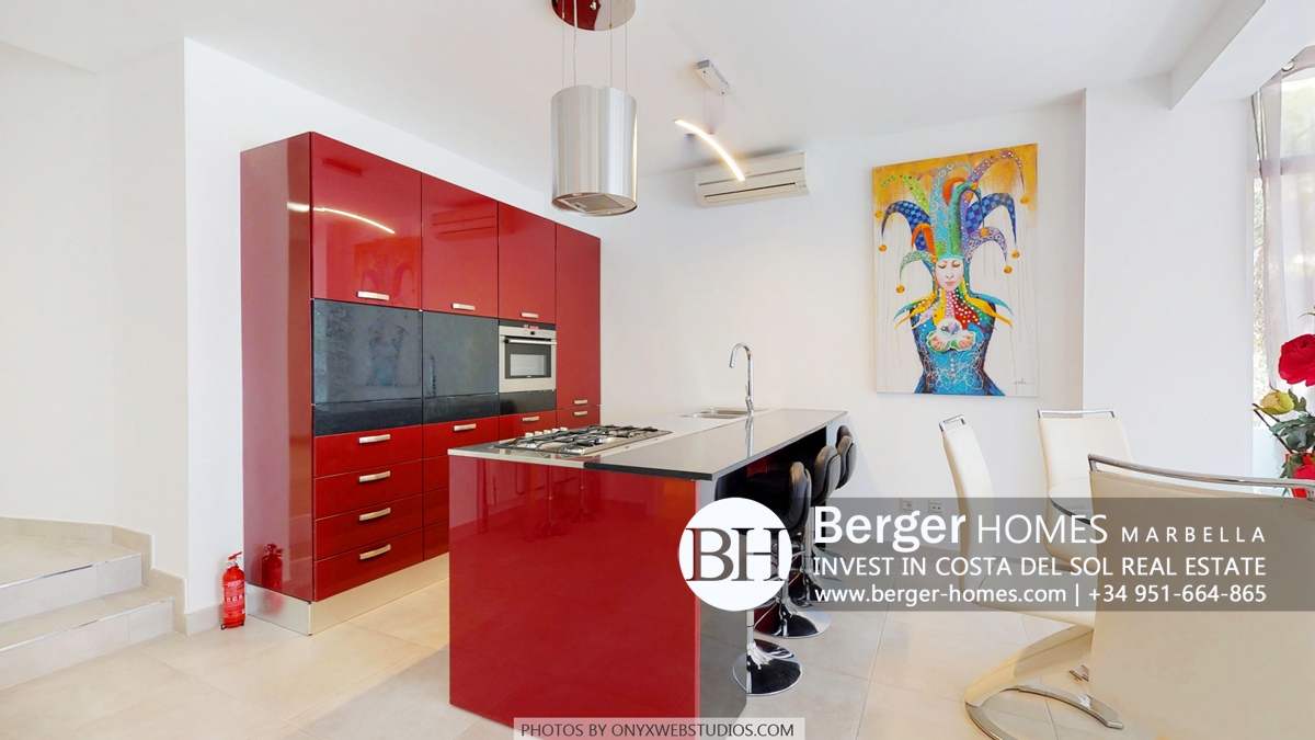 Fully Renovated 3 Bedroom Luxury Apartment in Beach Side Urbanization with Sea Views and Magnificent garden in Elviria, next to Nikki Beach Club