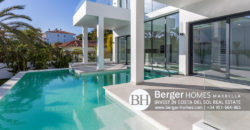 East Marbella – Fabulously Built Modern Villa for sale at Marbesa Beach