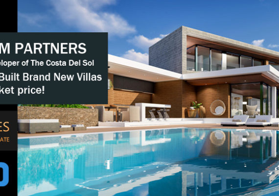 We have signed a Premium Partnership Program with the OTERO GROUP a Major Developer of The Costa Del Sol and we are Selling Fabulously Built Brand New Villas 40% below market price!