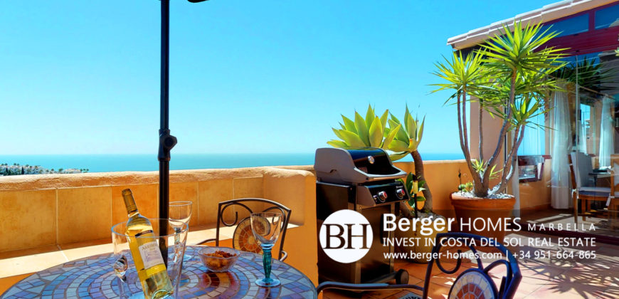 Calahonda – Fantastic 3 bedroom Duplex Penthouse for Sale, Amazing Panoramic Views!