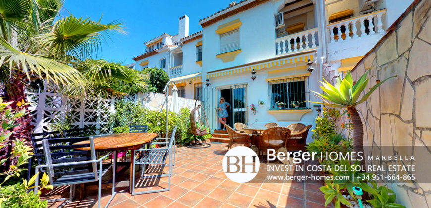 Mijas Costa – Charming and cozy townhouse for sale in in El Coto