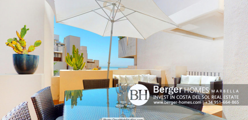 Estepona Center – Fantastic Luxurious 2 Bedroom Beachside Duplex Apartment for Sale