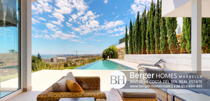 El Higueron – Beautiful Modern Villa in The Prestigious Reserva del Higueron Benalmadena Surrounded by the Panoramic view of the Mijas Mountains and the Mediterranean Sea