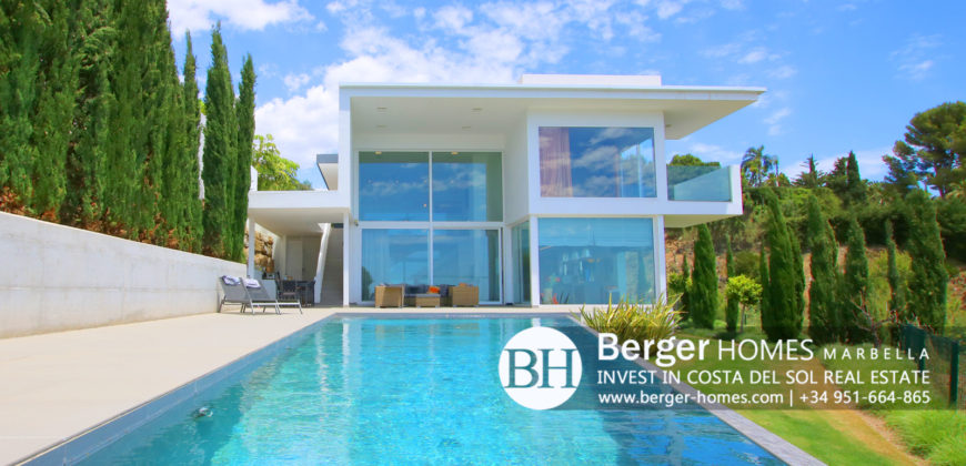 El Higueron – Beautiful Modern Villa in The Prestigious Reserva del Higueron Benalmadena Surrounded by the Panoramic view of the Mijas Mountains and the Mediterranean Sea