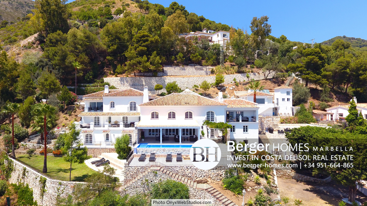 Mijas – Royal Villa for Sale with Panoramic Sea Views of the Mediterranian Sea