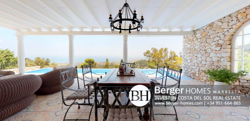 Mijas – Royal Villa for Sale with Panoramic Sea Views of the Mediterranian Sea