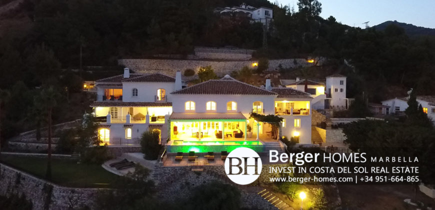 Mijas – Royal Villa for Sale with Panoramic Sea Views of the Mediterranian Sea