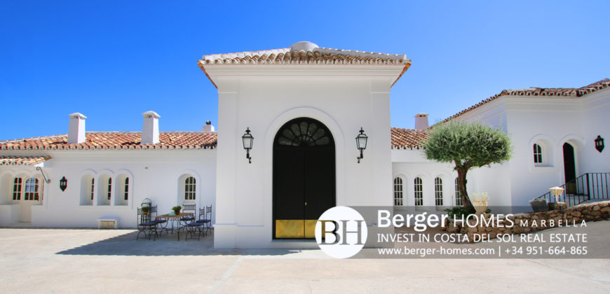 Mijas – Royal Villa for Sale with Panoramic Sea Views of the Mediterranian Sea