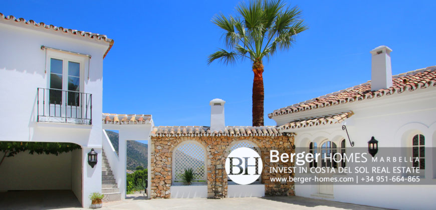 Mijas – Royal Villa for Sale with Panoramic Sea Views of the Mediterranian Sea