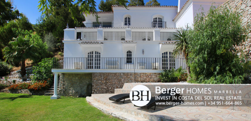 Mijas – Royal Villa for Sale with Panoramic Sea Views of the Mediterranian Sea