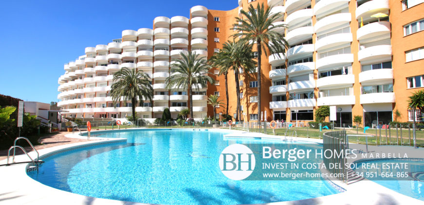 East Marbella – Fabulous Studio Apartment for Sale in Close to the Beach and Holiday Resort in Edificio Coronado Marbesa, Las Chapas