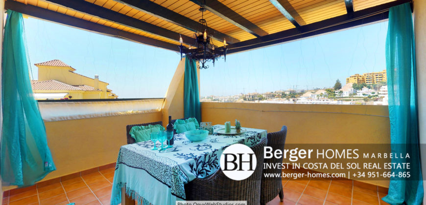 Estepona  – A Joyfull 3 bedroom duplex penthouse for Sale at Selwo, that could be your Happy Home :-)