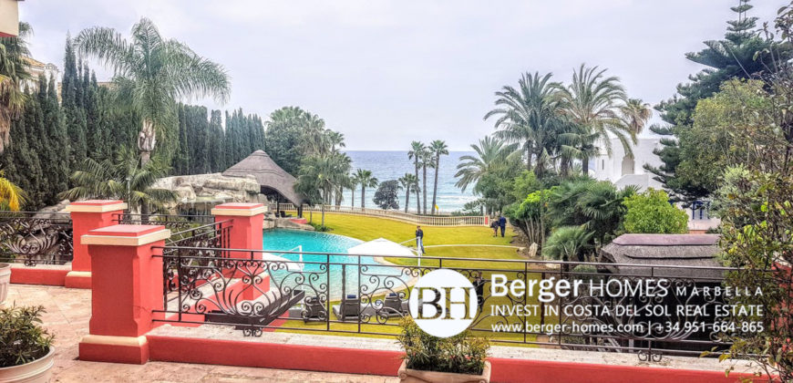 Marbella ****Tremendous Rental Business Investment Opportunity***** 15 Bedroom Majestic front line beach Estate for sale at The Golden Mile