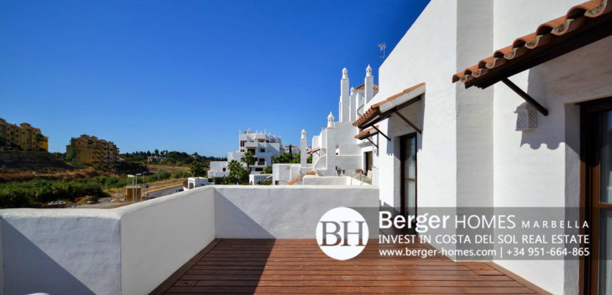 Estepona – Huge 3 bedroom Apartment with Penthouse size Sunny Terrace near the Golf Courses