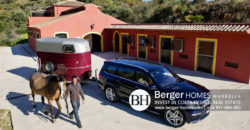 Malaga – Spanish Style Finca Perfect for Horse Lovers with a huge plot surrounded by the tranquil Hills of Malaga overlooking the Mediterranean Sea