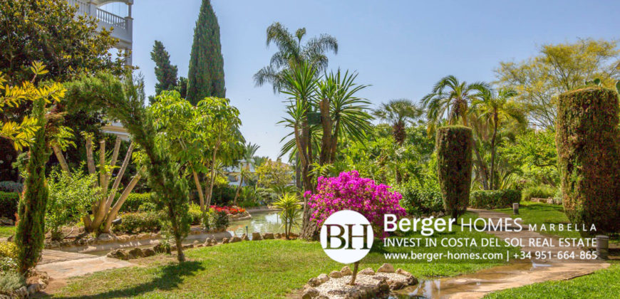 Marbella – Rosy 4 Bedroom Ground Floor Apartment for Sale in Nagüeles Marbella