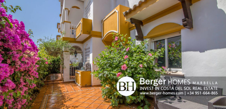 Marbella – Rosy 4 Bedroom Ground Floor Apartment for Sale in Nagüeles Marbella