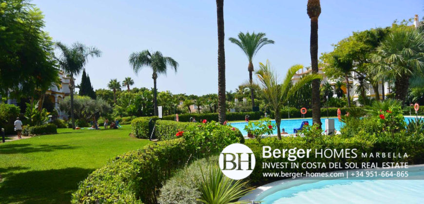 Marbella – Rosy 4 Bedroom Ground Floor Apartment for Sale in Nagüeles Marbella