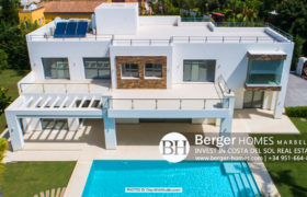 Guadalmina – Beautiful modern style villa located in the quiet and consolidated urbanization Guadalmina Baja close to the sea