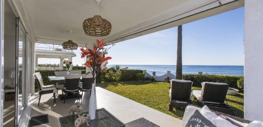 FIRST LINE BEACH VILLA, located within steps from the sandy beaches of Marbesa, Elviria – East Marbella