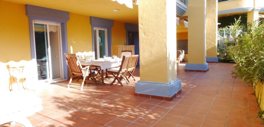 Beautiful 3 bed Beach Apartment for sale in Bahia de Marbella – Ground Floor Apartment