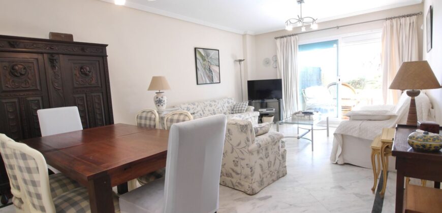 Beautiful 3 bed Beach Apartment for sale in Bahia de Marbella – Ground Floor Apartment