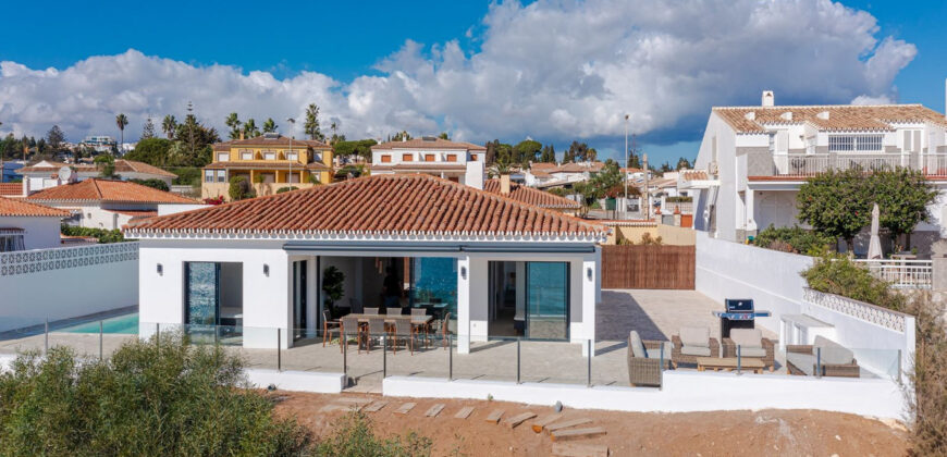 RENOVATED BEACHFRONT VILLA NEAR LA CALA DE MIJAS