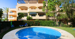 Beautiful beachside apartment for sale in Hacienda Playa next to the popular Don Carlos Hotel in Elviria, East Marbella