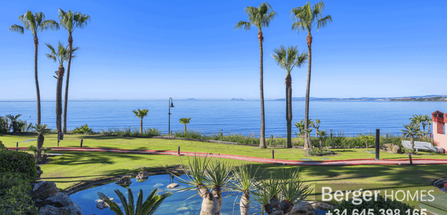 Luxury Ground Floor Apartment in Five Star Beach Front Urbanisation Torre Bermeja Estepona – Ref 1802