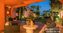 Luxury Ground Floor Apartment in Five Star Beach Front Urbanisation Torre Bermeja Estepona – Ref 1802