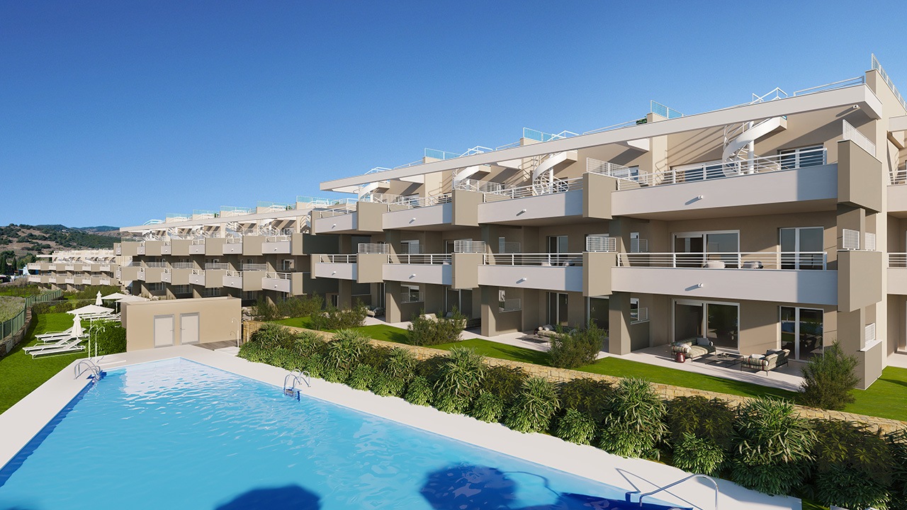 SUNNY GOLF, NEW BUILD APARTMENTS FOR SALE AT ESTEPONA GOLF, ESTEPONA, COSTA DEL SOL